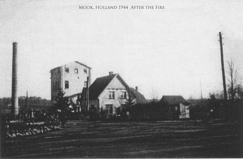 Mook, Holland after the fire 1944